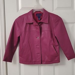 Real Kids Girls Leather Jacket